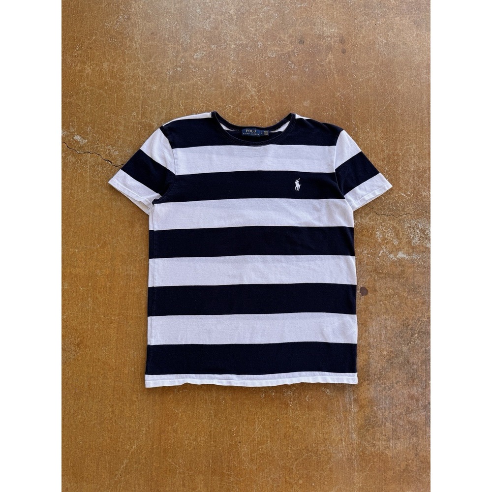 Polo Ralph Lauren Slim Fit Striped French Style Cotton T-Shirt WMS (M) Preppy
